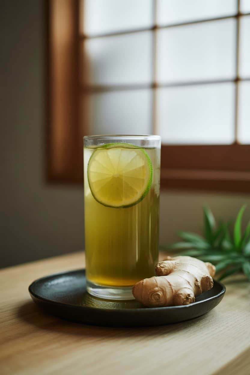 Japanese mounjaro recipe with green tea, citrus, and ginger.