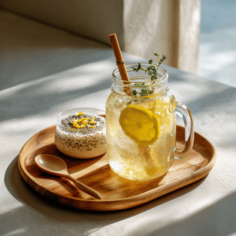Green Tea Apple Cider Vinegar Drink