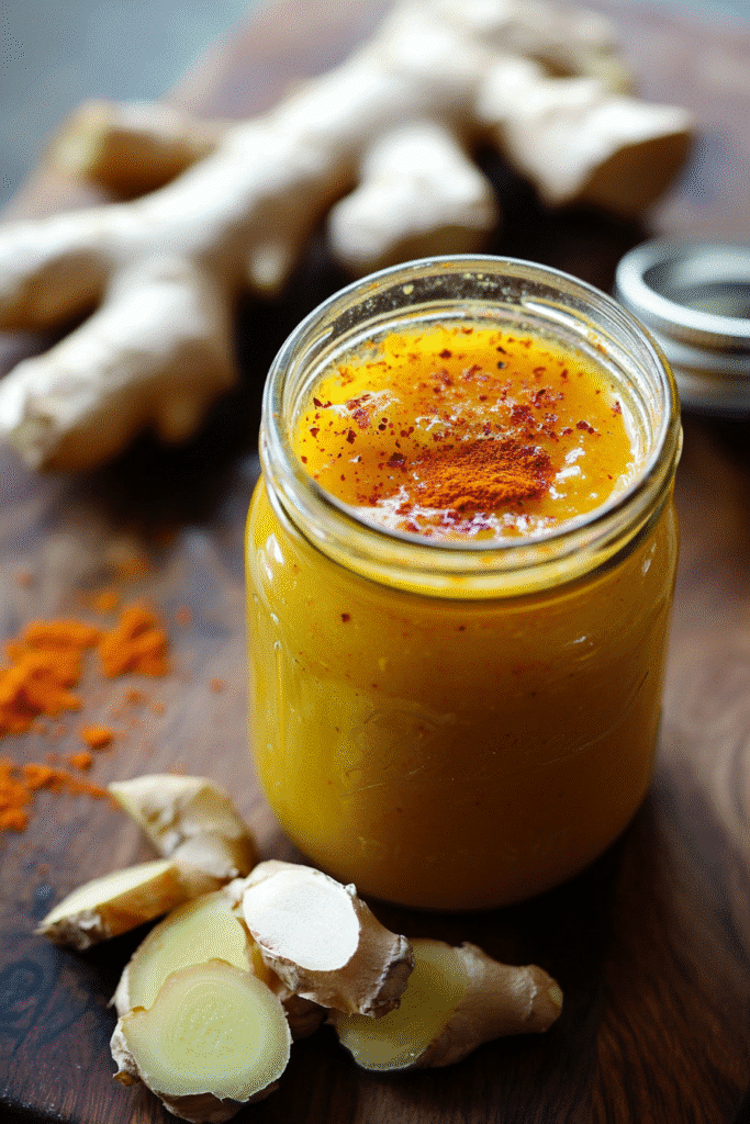 Adding ginger and cayenne to apple cider vinegar mocktail