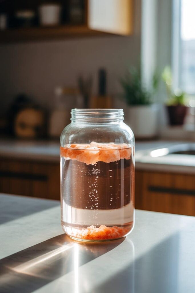 Is the pink salt trick a scam – close-up of the viral drink